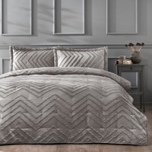 Linens Borneo Çift Kişilik Yatak Örtüsü Seti Vizon
