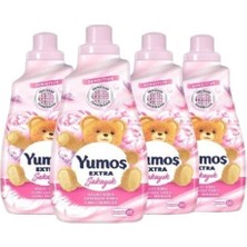 Yumoş Extra Konsantre Çamaşır Yumuşatıcısı Şakayık 4 x 1440 ml