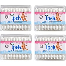 Ipek Bebek Kulak Temizleme Pamuğu 60'lı 4 Adet