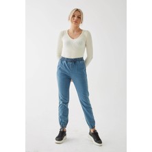 Fashion Friends Kadın Jean Pantolon Mavi 23K0800K1