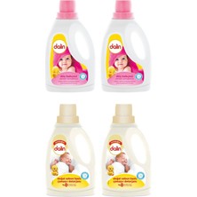 Dalin Sabun Bazlı Deterjan + Yumuşatıcı Düş Bahçesi 1500 ml x 2 Adet