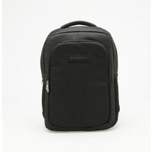 Ramsburry Unisex Siyah Su Geçirmez Kumaş Fonksiyonel ve Şık Tasarımlı 15.6 Inç Laptop Sırt Çantası