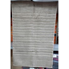 Özdilek 2 Adet Bamboo Lazy Ayak Havlusu, Paspas (50X75)-BEJ Kiremit