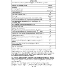 Regal KM 9102 B Sınıfı 9 kg Kurutma Makinesi