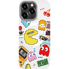 OgBro iPhone 15 Pro Max Snake 2 Series 3D Holo Kılıf Beyaz
