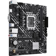 Asus Prıme H610M-K Argb Intel H610 Lga1700 Ddr5 5600 Hdmı Vga M2 Usb3.2 Aura Rgb Matx (Prıme H610M-K Argb) Anakart