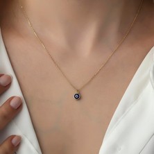 Hems Jewellery Altın Mini Nazar Kolye