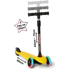 Cool Wheels Star Işıklı 3 Tekerlekli Çocuk Scooter