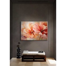 Voovart Abstract Art Flower Dekoratif Kanvas Tablo - VOOV2555