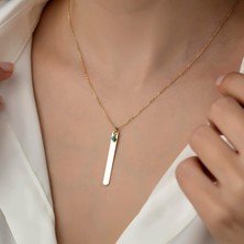 Hems Jewellery Uzun Plaka Kolye