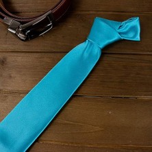 Trenderrs Erkek Saten Kravat ve Mendil Set Erkek Kravat