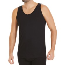 Yıldız Çamaşır Erkek Süprem Siyah Atlet Y-135