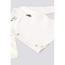 U.S. Polo Assn. Krem Uspa Detay Bebek 10'lu Hastane Çıkış Seti