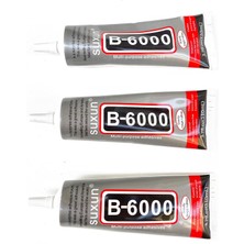 B-6000 Şeffaf Taş ve Boncuk Yapıştırıcısı 110 ml 6 Adet