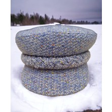 Shopiolog  Kaşe Özel El Yapımı Saç Örgü Şapka