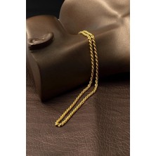 Ege Gold Burma Halat Zincir Kolye 14 Ayar - 2mm