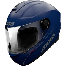Axxis Draken S Solıd V.2 Mat Mavi Motosiklet Kask