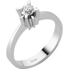 Sirius Pırlanta G Renk 0,31 Karat Pırlanta Tektaş Yüzük 0415R0145