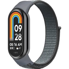 Xiaomi Mi Band 8 Mi Band 9 Uyumlu Woven Sport Loop Örgü Kordon Kayış