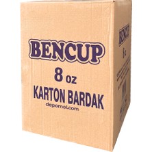 Bencup Karton Bardak 8 Oz Koli 2000'LI