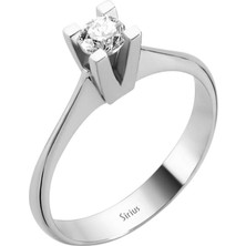 Sirius Pırlanta G Renk 0,31 Karat Pırlanta Tektaş Yüzük 0415R0148