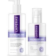 Laperas Keratin & Collagen Hair Defense Şampuan + Süt Saç Bakım Seti