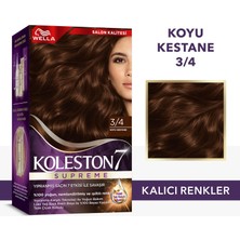 Wella Koleston Supreme Kit 3/4 Koyu Kestane