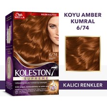 Wella Koleston Supreme Kit 6/74 Koyu Amber Kumral