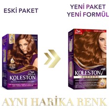 Wella Koleston Supreme Kit 6/74 Koyu Amber Kumral