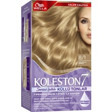 Wella Koleston Supreme Kit 8/1 Açık Küllü Kumral