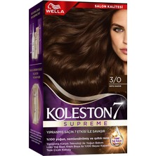 Wella Koleston Supreme Kit 3/0 Koyu Kahve