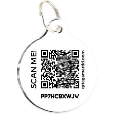 Pet Tag Art Pettagart Qr Smart Id Ilk Isırıkta Aşk Kedi ve Köpek Künyesi