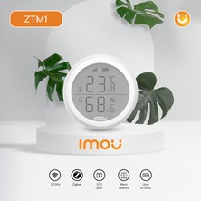 Imou 2.4 Ghz Kablosuz Sıcaklık Dedektörü - Buzzer Ses Şiddeti: ≥85DB -Diğer Akıllı Ev Cihazlarıyla Ara Bağlantı - Zigbee (Ztm1)