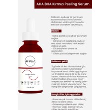 The Miel Aha 30% Bha 2% Canlandırıcı Kırmızı Peeling Cilt Bakım Serumu