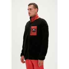 Bad Bear Ryan Plush Full-Zip Siyah Erkek Sweatshirt