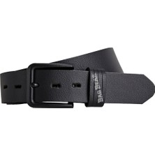 Bad Bear Sliced Belt Siyah Deri Erkek Kemer