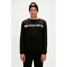 Bad Bear Reflect Bear Crewneck Siyah Erkek Sweatshirt
