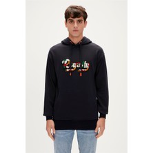 Bad Bear Royalty Hoodie Lacivert Kapüşonlu Erkek Sweatshirt