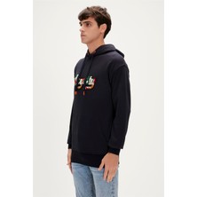 Bad Bear Royalty Hoodie Lacivert Kapüşonlu Erkek Sweatshirt