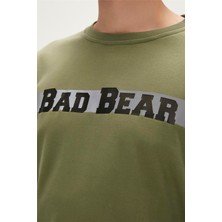 Bad Bear Reflect Bear Crewneck Thyme Yeşil  Erkek Sweatshirt