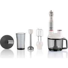 Arzum 5 In 1 Forte Multi Blender Seti Ergonomik Tasarım Güçlü Motor Paslanmaz Çelik Beyaz - LUCİOLE BEYAZ LAMBADER HEDİYE!