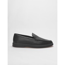 Cabani Hakiki Deri Siyah Erkek Loafer
