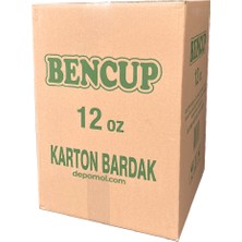 Bencup Karton Bardak 12 Oz Koli 2000'LI