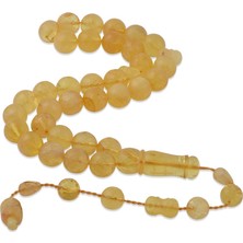 Nusnus Damla Kehribar Küre Kesim 30.7 gr 11 mm Sistemli Milky Tesbih