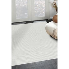 Şehrazat Home Moda Krem Halı Yumuşak Halı Çocuk Odası Oturma Odası Salon Mutfak Halısı 1100 40 x 50