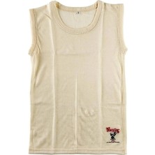 Modateen Hasyün Cocuk Atlet Kolsuz Hakiki Yün Cocuk Atleti