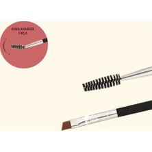 Demstar Professional Duo Eyebrow Brush Çift Taraflı Eyeliner Ve Kaş Kirpik Fırçası No:41