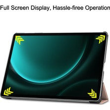 Seniee Samsung Galaxy Tab S9 Fe Plus Için Darbeye Dayanıklı Tablet Kılıfı (Yurt Dışından)
