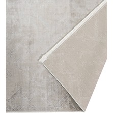 Kaya Türk Home Pars Düz Saçak Polyester Geometrik Desen Bej Halı