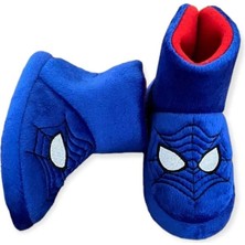 Ayz Spiderman Örümcek Adam  Erkek Çocuk Anaokulu Kreş Ev Kaydırmaz Taban Mavi Panduf